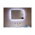 ESPELHO COM LUZ LED WC RETANGULAR 80X60 CM