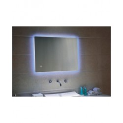 ESPELHO COM LUZ LED WC RETANGULAR 80X60 CM