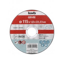 KWB DISCO CORTE INOX/METAL CUTFIX 115