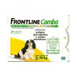 FRONTLINE COMBO CAES 2-10 KG - 3X0.67 ML