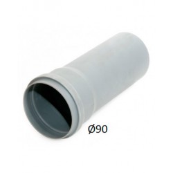 PVC TUBO 90 DIN 3 MT (SERIE B)