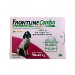 FRONTLINE COMBO CAES 20-40 KG - 3*2.68 ML