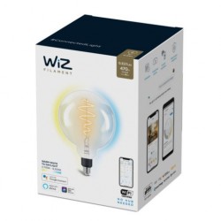 Lâmpada LED Smart WiFi E27 G200 Regulável WIZ Filamento 6.7W