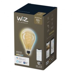 Lâmpada LED Smart WiFi E27 PS160 Regulável WIZ Filamento Vintage 6.5W