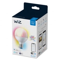 Lâmpada LED Smart WiFi + Bluetooth E27 G95 RGB+CCT Regulável WIZ 11W