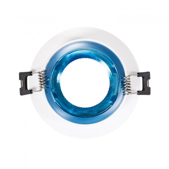 Aro Downlight Circular Basculante de Cores para Lâmpada LED GU10/GU5.3 Corte Ø80 mm