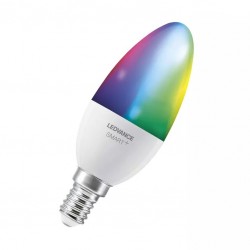 Lâmpada Inteligente LED E14 4.9W 470 lm B40 WiFi RGBW LEDVANCE Smart+