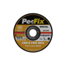 Disco Corte Fino Inox Special 115x1,0 - PECFIX