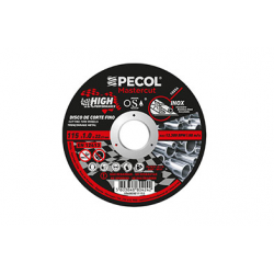 Disco de Corte Fino Inox High Performance 115x1 - PECOL (Cx. Plast.)