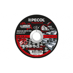 Disco de Corte Fino Inox High Performance 125x1 - PECOL (Cx. Plast.)