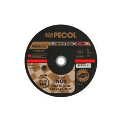 Disco de Corte Fino Inox Premium 180x1,6 - PECOL