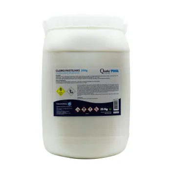 Cloro Pastilhas 200g 25Kg Cloro Pastilhas 200g 25Kg