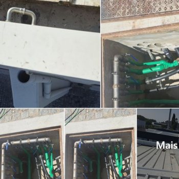 Instalação de Tubagem em inox 316L - Água Potável