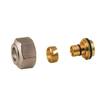 Adaptador 17 x 2,0 mm Giacomini para tubo plástico ou multicamada