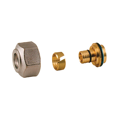 Adaptador 17 x 2,0 mm Giacomini para tubo plástico ou multicamada Adaptador 17 x 2,0 mm Giacomini para tubo plástico ou multicamada