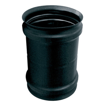 Adaptador parede simples inox 316L preto Expo Inox 80 mm Adaptador parede simples inox 316L preto Expo Inox 80 mm