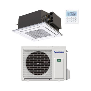 Ar condicionado monosplit Panasonic cassete 4 vias 60 x 60 6,0 kW R32 com nanoe X Ar condicionado monosplit Panasonic cassete 4 vias 60 x 60 6,0 kW R32 com nanoe X