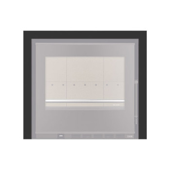 Aro 3 lados com 44 mm para recuperador calor Solzaima Hera Eco 60 preto Aro 3 lados com 44 mm para recuperador calor Solzaima Hera Eco 60 preto