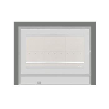 Aro 3 lados com 44 mm para recuperador calor Solzaima Orion Eco 70 cinza Aro 3 lados com 44 mm para recuperador calor Solzaima Orion Eco 70 cinza