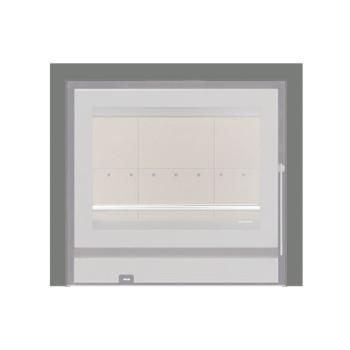 Aro 3 lados com 44 mm para recuperador calor Solzaima Siena Eco 60 cinza Aro 3 lados com 44 mm para recuperador calor Solzaima Siena Eco 60 cinza