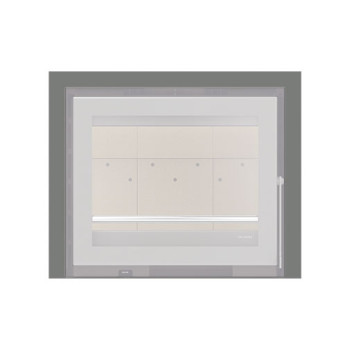 Aro 3 lados com 44 mm para recuperador calor Solzaima Urano Eco 60 cinza Aro 3 lados com 44 mm para recuperador calor Solzaima Urano Eco 60 cinza