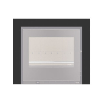 Aro 3 lados com 74 mm para recuperador calor Solzaima Hera Eco 60 preto Aro 3 lados com 74 mm para recuperador calor Solzaima Hera Eco 60 preto