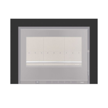 Aro 3 lados com 74 mm para recuperador calor Solzaima Loki Eco 70 preto