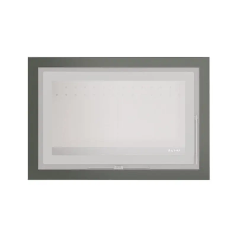 Aro 4 lados com 44 mm para recuperador calor Solzaima Ecofogo Eco cinza Aro 4 lados com 44 mm para recuperador calor Solzaima Ecofogo Eco cinza