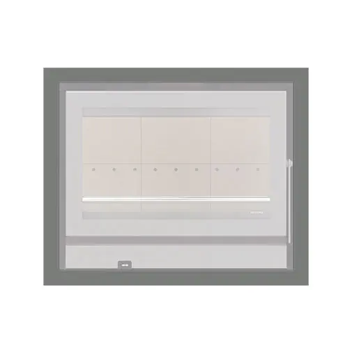 Aro 4 lados com 44 mm para recuperador calor Solzaima Orion Eco 70 cinza Aro 4 lados com 44 mm para recuperador calor Solzaima Orion Eco 70 cinza