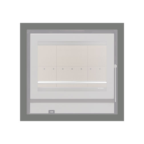 Aro 4 lados com 44 mm para recuperador calor Solzaima Siena Eco 60 cinza Aro 4 lados com 44 mm para recuperador calor Solzaima Siena Eco 60 cinza