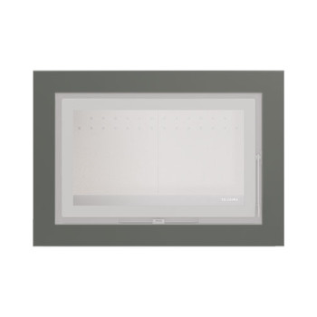 Aro 4 lados com 74 mm para recuperador calor Solzaima Ecofogo Eco cinza Aro 4 lados com 74 mm para recuperador calor Solzaima Ecofogo Eco cinza