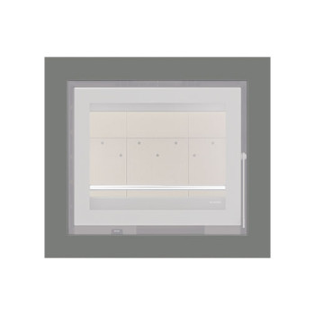 Aro 4 lados com 74 mm para recuperador calor Solzaima Urano Eco 60 cinza Aro 4 lados com 74 mm para recuperador calor Solzaima Urano Eco 60 cinza