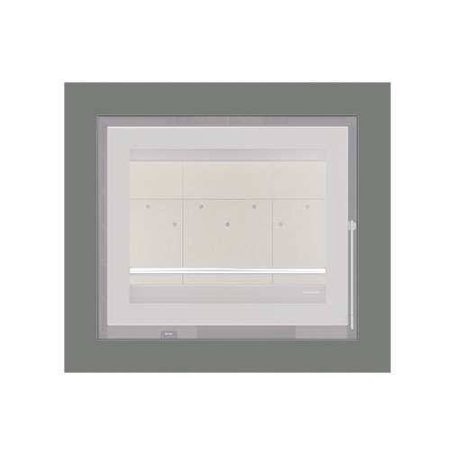 Aro 4 lados com 74 mm para recuperador calor Solzaima Urano Eco 60 cinza Aro 4 lados com 74 mm para recuperador calor Solzaima Urano Eco 60 cinza