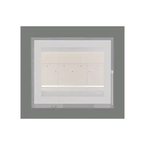 Aro 4 lados com 74 mm para recuperador calor Solzaima Urano Eco 60 cinza Aro 4 lados com 74 mm para recuperador calor Solzaima Urano Eco 60 cinza