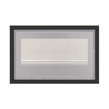 Aro tripartido para recuperador calor Solzaima Juno Eco 90 preto Aro tripartido para recuperador calor Solzaima Juno Eco 90 preto