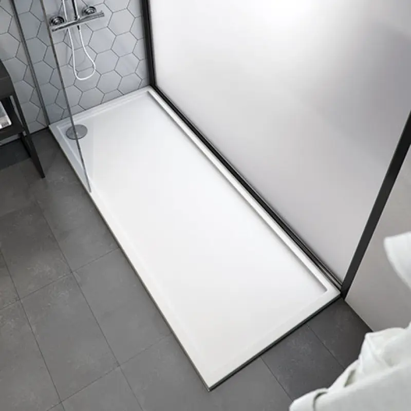 Base duche acrílica B10 Evolution Slate 700 x 1000 x 55 mm branca Base duche acrílica B10 Evolution Slate 700 x 1000 x 55 mm branca