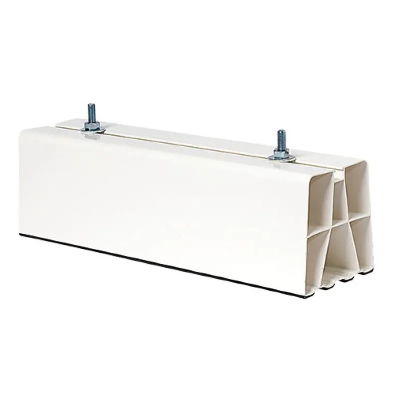 Base pavimento PVC 450 x 100 mm com fixação para ar condiconado Base pavimento PVC 450 x 100 mm com fixação para ar condiconado