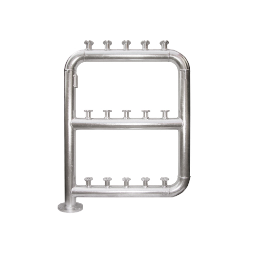 Bateria galvanizada 10 cont 2Filas 21/2` Bateria galvanizada 10 cont 2Filas 21/2`
