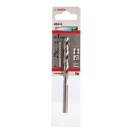 Broca HSS/G Bosch DIN 338 7 mm Broca HSS/G Bosch DIN 338 7 mm