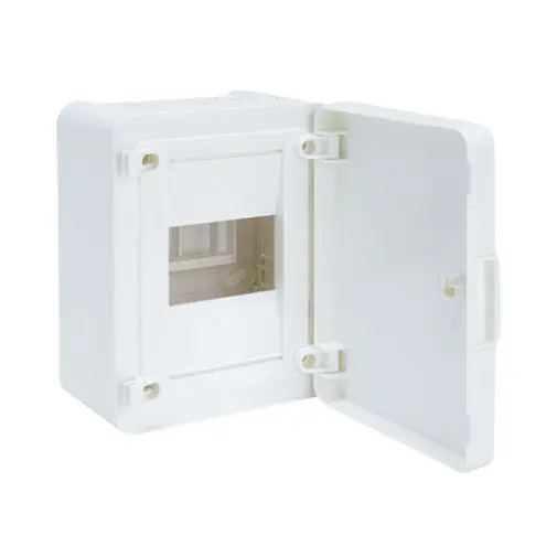 Caixa Hager Golf 2 filas 12 módulos saliente com porta opaca Caixa Hager Golf 2 filas 12 módulos saliente com porta opaca