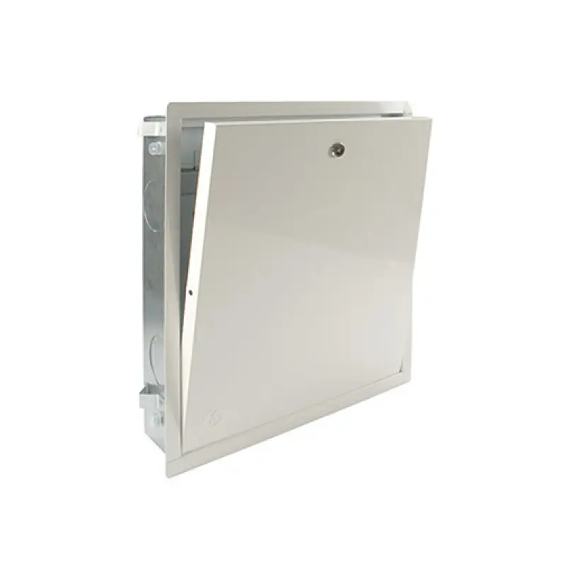 Caixa metálica encastrar Giacomini 1000 x 450 x 110 mm para coletor piso radiante Caixa metálica encastrar Giacomini 1000 x 450 x 110 mm para coletor piso radiante