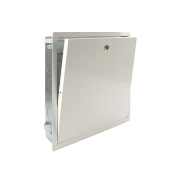 Caixa metálica encastrar Giacomini 600 x 450 x 110 mm para coletor piso radiante