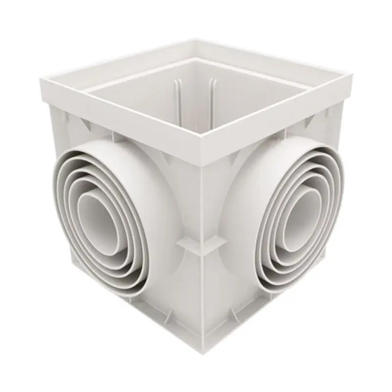 Caixa PP Plus 550 x 550 mm sem tampa para esgoto Caixa PP Plus 550 x 550 mm sem tampa para esgoto