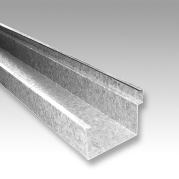 Caleira metálica 250 x 50 mm quadrada 6 m Caleira metálica 250 x 50 mm quadrada 6 m