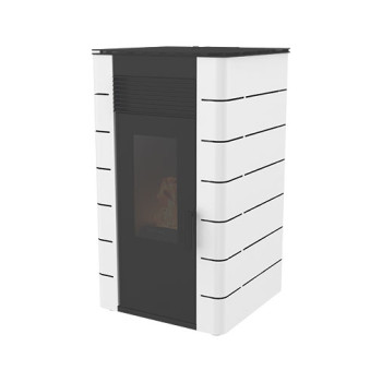 Capa Himalaia branca para salamandra pellets Solzaima Hidro 12 kW