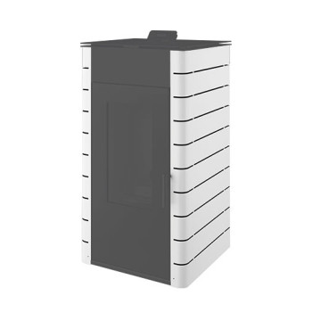 Capa Himalaia branca para salamandra pellets Solzaima Hidro 17 kW