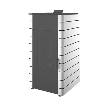 Capa Himalaia branca para salamandra pellets Solzaima Hidro 23 kW