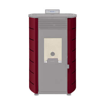 Capa K2 bordeaux para salamandra pellets Solzaima K200 Capa K2 bordeaux para salamandra pellets Solzaima K200