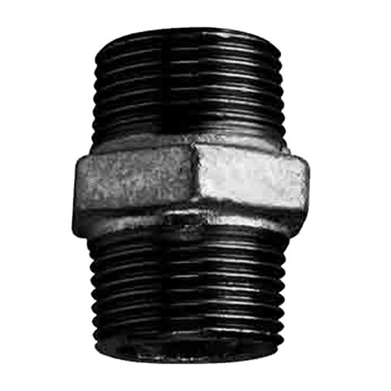 Casquilho duplo ferro preto Atusa 1" Casquilho duplo ferro preto Atusa 1"