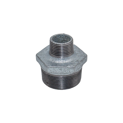 Casquilho duplo redução galvanizado 2" x 1" Casquilho duplo redução galvanizado 2" x 1"